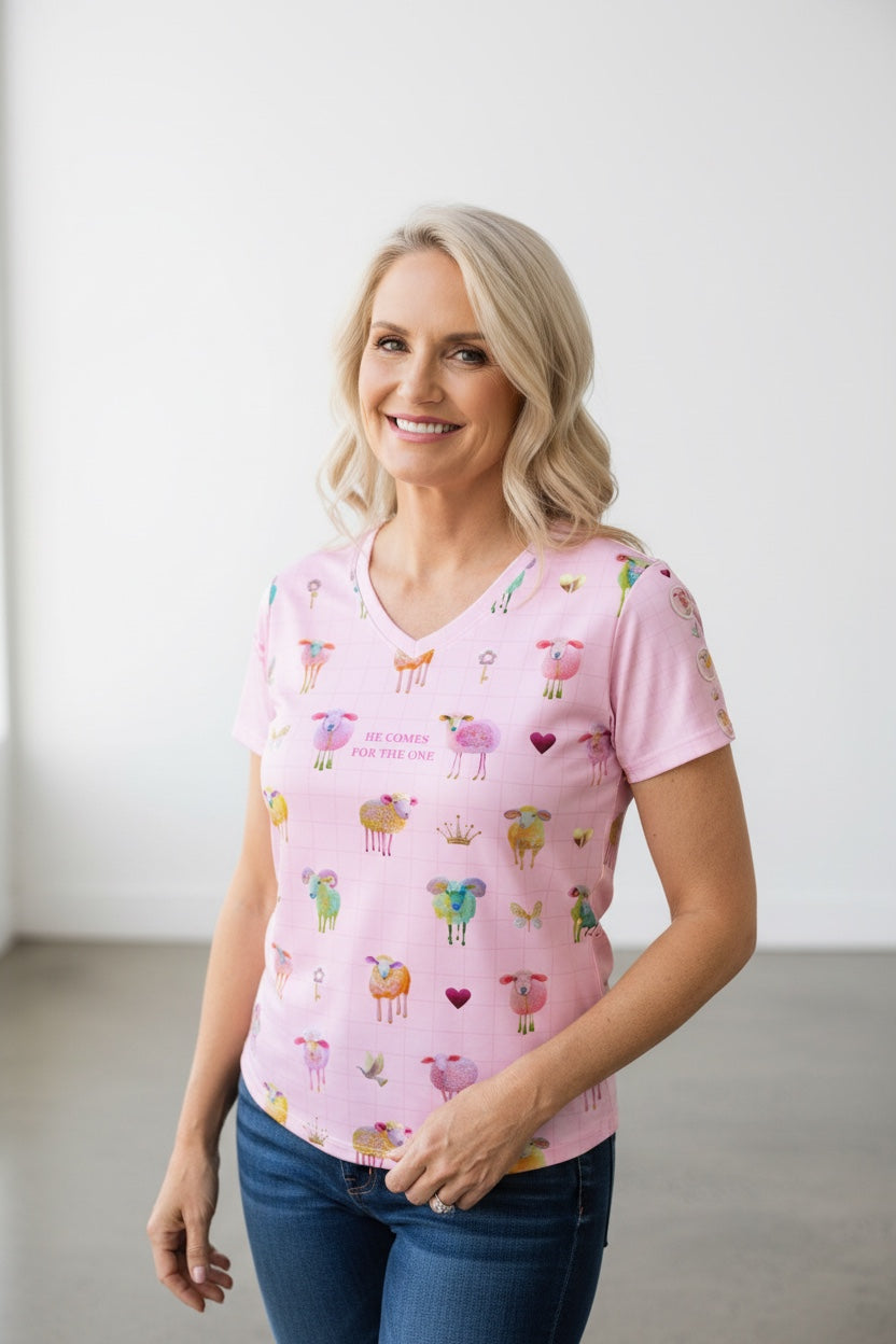 He comes for the One -  Pink T-shirt