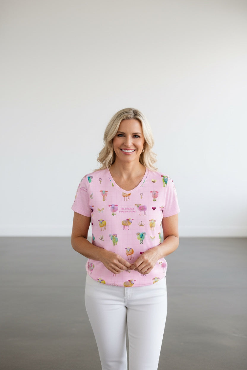 He comes for the One -  Pink T-shirt