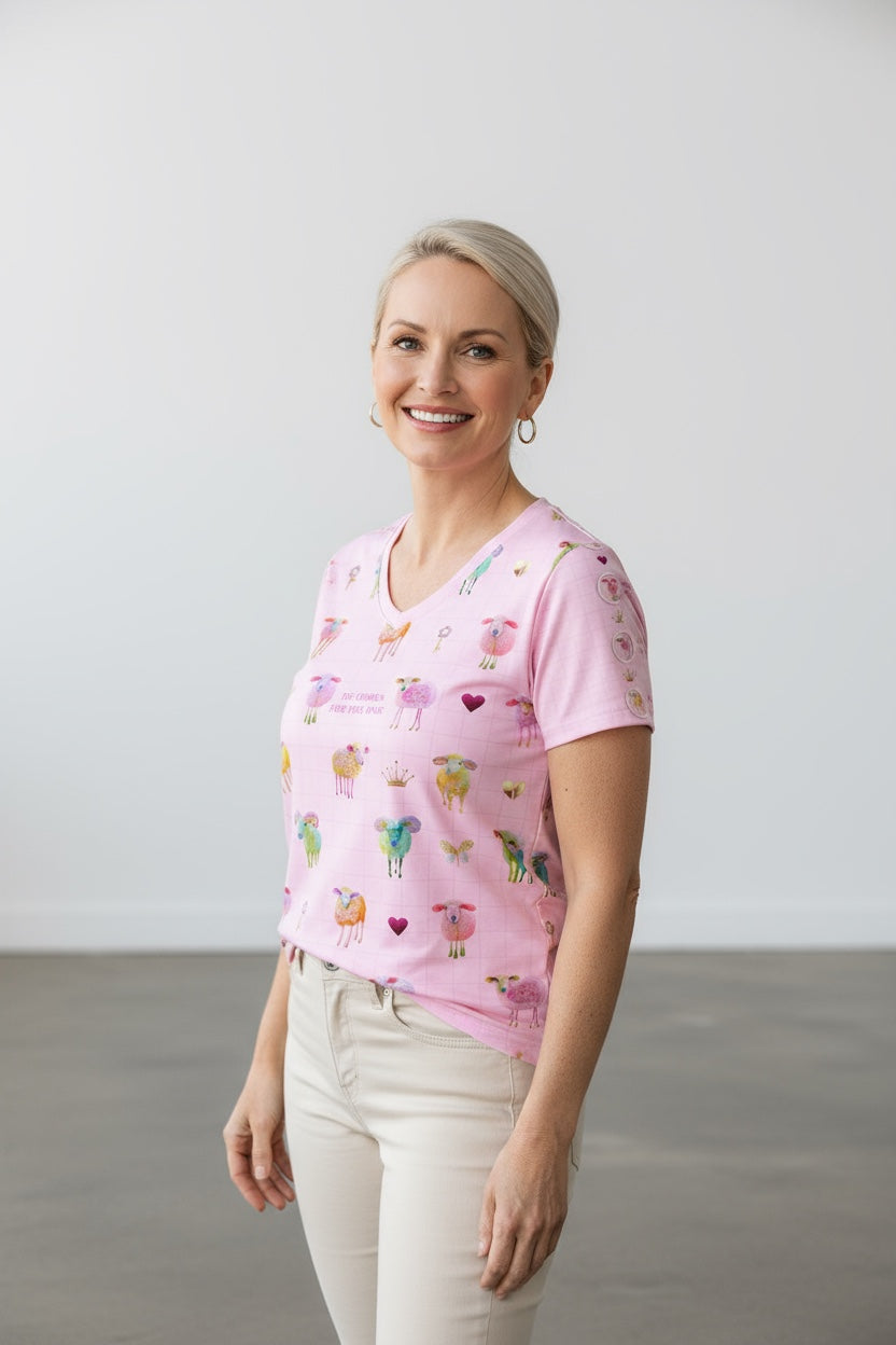 He comes for the One -  Pink T-shirt